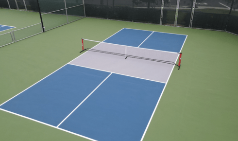 pickleball court flooring material