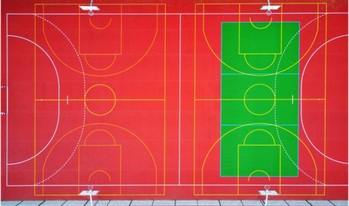 Synthetic acrylic flooring