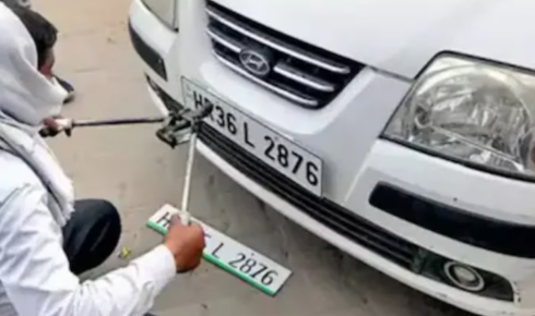 hsrp number plate for old vehicle